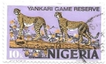 Sellos de Africa - Nigeria -  guepardos