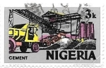 Sellos de Africa - Nigeria -  industria
