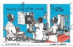 Sellos del Mundo : Africa : Nigeria : consultorio medico