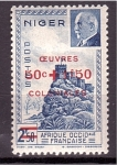 Stamps : Africa : Niger :  A.O.F.- Obras coloniales
