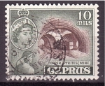 Stamps Cyprus -  serie- Aspectos de Chipre- Isabel II