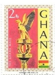 Stamps : Africa : Ghana :  cetro de Ghana