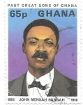Stamps : Africa : Ghana :  Jhonn Mensha