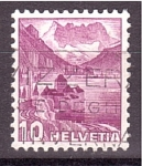 Stamps Switzerland -  serie- Paisajes