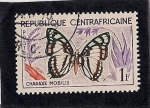 Sellos del Mundo : Africa : Central_African_Republic : Mariposa