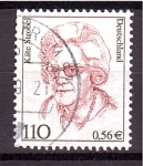 Stamps Germany -  Käte Strobel- politica