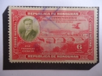 Stamps Honduras -  Puente General Carias -Presidente Carias Bridge (1876-1969)-Re-elección del General Carias Bridge.
