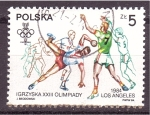 Stamps Poland -  serie- Juegos de invierno y verano