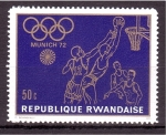 Sellos de Africa - Rwanda -  MUNICH'72
