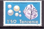 Stamps Tanzania -  serie- Minerales en Tanzania
