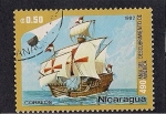 Stamps America - Nicaragua -  490 Aniv. del Descubrimiento de America