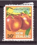 Stamps New Zealand -  serie- Frutas