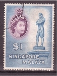 Stamps : Asia : Singapore :  Isabel II