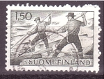 Stamps Finland -  Madereros