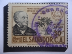 Stamps : America : El_Salvador :  Primer Centenario de la Invención del Sello Postal 1840-1940 - Sir Rowland Hill-Inventor