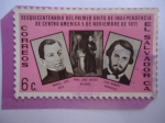 Sellos de America - El Salvador -  Sesquicentenario del Primer Grito de Independencia de Centro América-5 Nov.de 1811