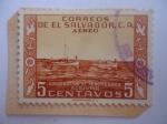 Stamps : America : El_Salvador :  Cooperativa de Pescadores del Municipio de Acajutla (en el Dpto. de Sansonate)