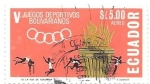 Stamps : America : Ecuador :  V juegos bolivarianos