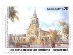 Stamps : America : Uruguay :  catedral de San Francisco