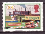 Sellos de Europa - Reino Unido -  serie- II centenario canales británicos