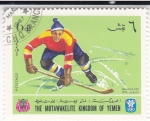 Stamps Yemen -  OLIMPIADA DE GRENOBLE´68