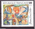 Stamps France -  Pintado por Bram Van Velde 