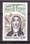 Stamps France -  400 Aniv. muerte de Santa Teresa