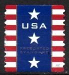 Stamps United States -  BANDERA  PATRIOTICA