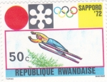 Stamps Rwanda -  OLIMPIADA SAPPORO'72