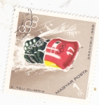 Stamps Hungary -  OLIMPIADA DE GRENOBLE´68