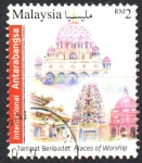 Stamps : Asia : Malaysia :  TEMPLOS  DE  ADORACIÓN