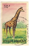 Stamps Burundi -  GIRAFFA