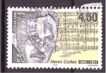 Stamps France -  Henri Collet- compositor y escritor