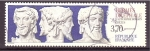 Stamps France -  Hermes bicefalo