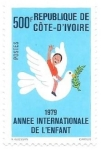 Sellos de Africa - Costa de Marfil -  año internacional del niño
