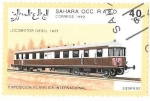 Stamps : Africa : Morocco :  trenes