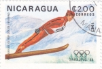 Sellos de America - Nicaragua -  OLIMPIADA SARAJEVO´84