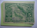 Stamps Costa Rica -  Centenario de la Incorporación del Partido de Nicoya  (1824-1924)- Incorporación de la Provincia de 