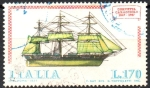 Sellos de Europa - Italia -  BARCOS.  CORBETA  CARACCIOLO.