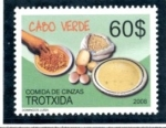 Sellos de Africa - Cabo Verde -  Plato gastr.