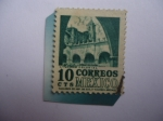 Sellos de America - M�xico -  Arquitectura  MORELOS Colonial - Conventos Dominicos-Frailes-Agustinos - Tepoztlan.