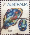 Stamps Australia -  Scott#560, nf4b intercambio 0,20 usd, 8 cents. , 1973