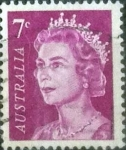 Stamps Australia -  Scott#402A , intercambio 0,20 usd, 7 cents. , 1971