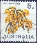 Stamps Australia -  Scott#439c , intercambio 0,20 usd, 5 cents. , 1968