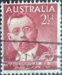 Stamps Australia -  Scott#214 , intercambio 0,20 usd, 2,5 cents. , 1948