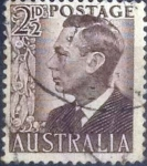 Stamps Australia -  Scott#232 , intercambio 0,40 usd, 2,5 cents. , 1951