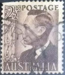 Stamps Australia -  Scott#232 , intercambio 0,40 usd, 2,5 cents. , 1951