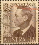 Stamps Australia -  Scott#232 , intercambio 0,40 usd, 2,5 cents. , 1951