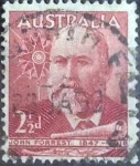 Stamps Australia -  Scott#227 , intercambio 0,20 usd, 2,5 cents. , 1949