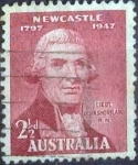 Stamps Australia -  Scott#207 , intercambio 0,20 usd, 2,5 cents. , 1947